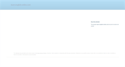 Desktop Screenshot of learn-english-online.com