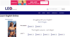 Desktop Screenshot of learn-english-online.org
